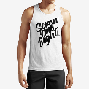 Seven One Eight - Men's Performance Cotton Tank Top Shirt - True Story Clothing