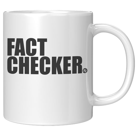 FACT CHECKER COFFEE MUG